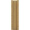 Ekena Millwork 5 1/2-in W x 18-in D x 22-in H Balboa Slat Rough Cedar Woodgrain TimberThane Outlooker, Primed Tan OUTUR055X18X22BOA24RCPR - alternate 6